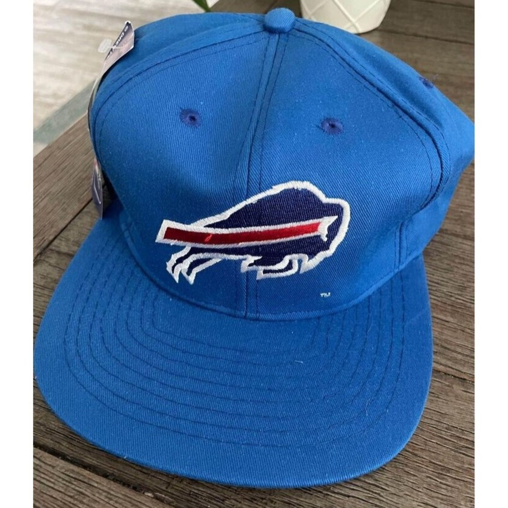New Old Stock NOS Vintage 90s Drew Pearson Buffalo Bills Snapback Hat